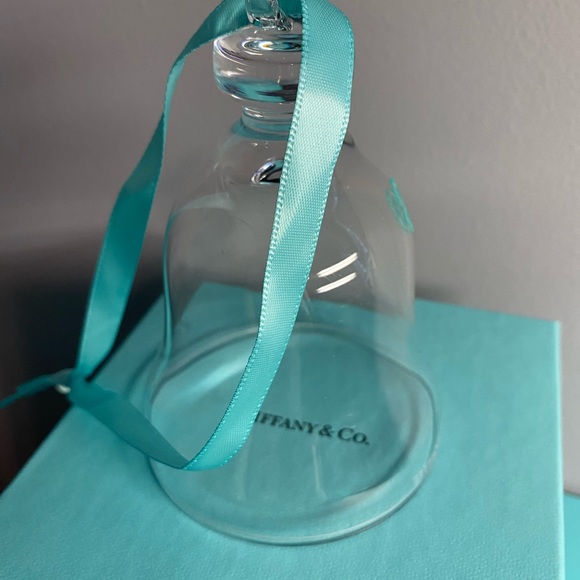 Retired Tiffany & Co Crystal Bell Ornament - Picture 7 of 7